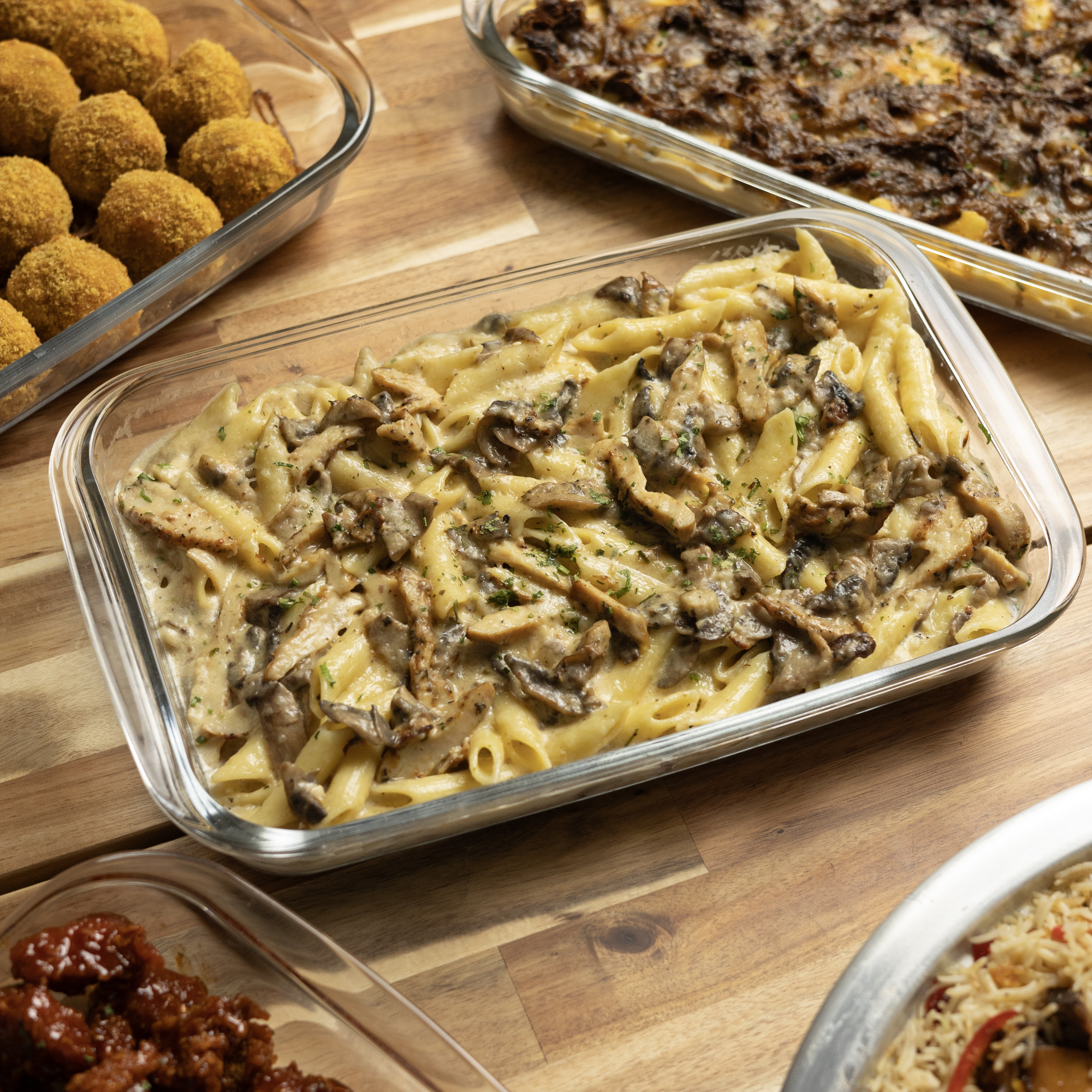 Creamy Mushroom Gathering